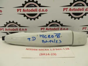 NISSAN MICRA L.18, ZUNANJA KLJUKA VRAT, PREDNJA DESNA