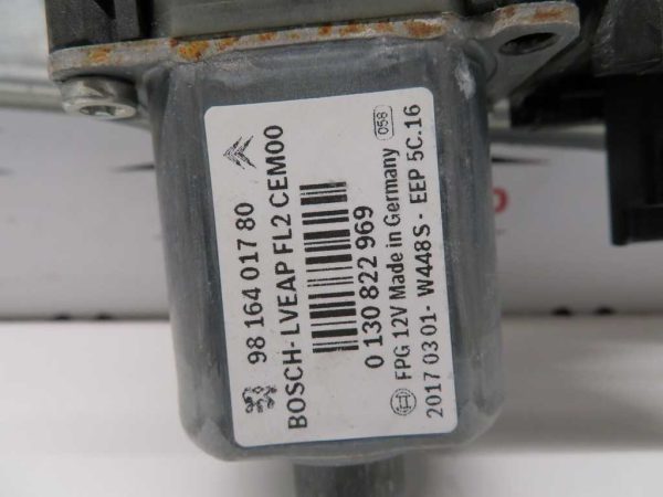 PEUGEOT 2008 L.17, MEHANIZEM ZA DVIG STEKLA, PREDNJI LEVI - Image 3