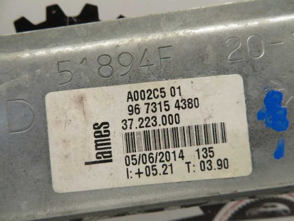 PEUGEOT 208 L.15, MEHANIZEM ZA DVIG STEKLA, PREDNJI DESNI - Image 4