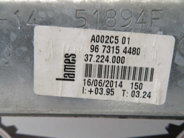 PEUGEOT 208 L.15, MEHANIZEM ZA DVIG STEKLA, PREDNJI LEVI - Image 4