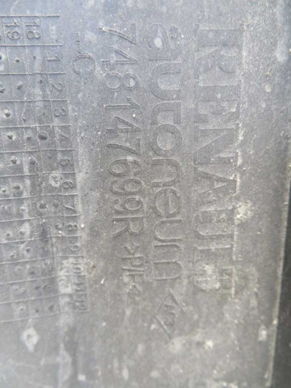 RENAULT CLIO L.22, PVC ZAŠČITA PODVOZJA, DESNA - Image 2