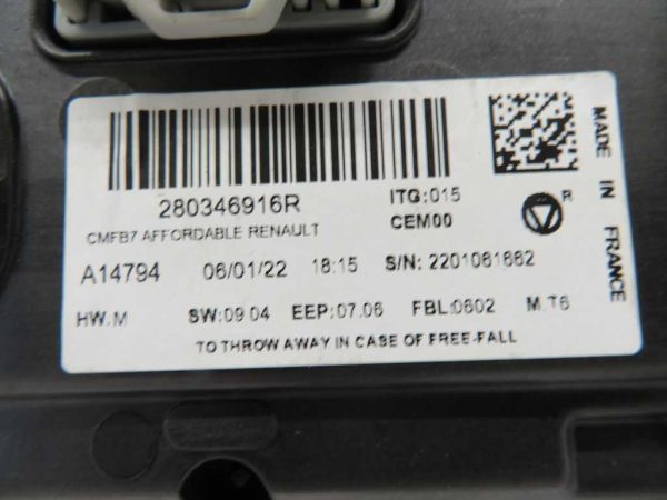 RENAULT CLIO L.22, RADIO EKRAN - Image 3