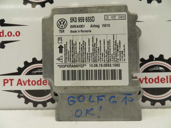 VW GOLF 6 L.10, AIRBAG RAČUNALNIK