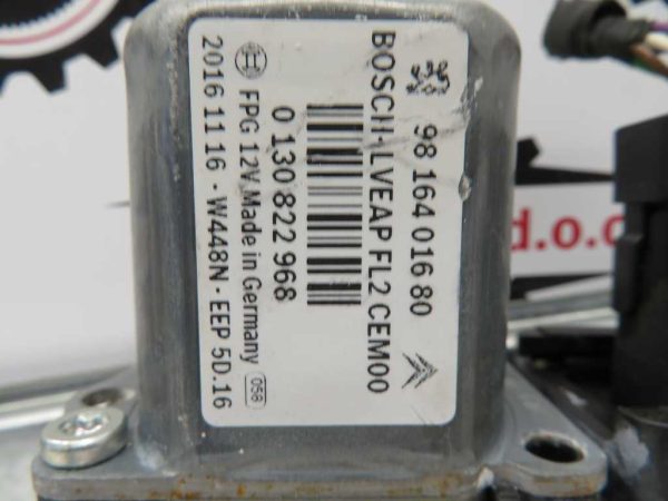 PEUGEOT 208 L.16, MEHANIZEM ZA DVIG STEKLA, PREDNJI DESNI - Image 3