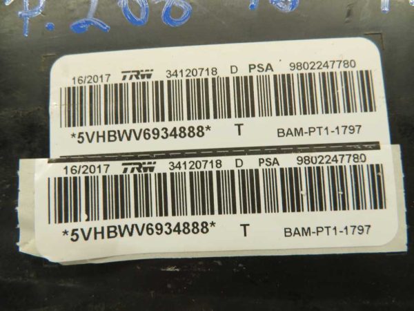 PEUGEOT 208 L.16, SEDEŽNI AIRBAG, LEVI - Image 2