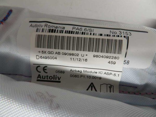 PEUGEOT 208 L.16, STREŠNI AIRBAG, DESNI - Image 2