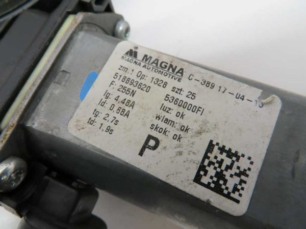 FIAT 500 L.14, MEHANIZEM ZA DVIG STEKLA, PREDNJI DESNI - Image 3