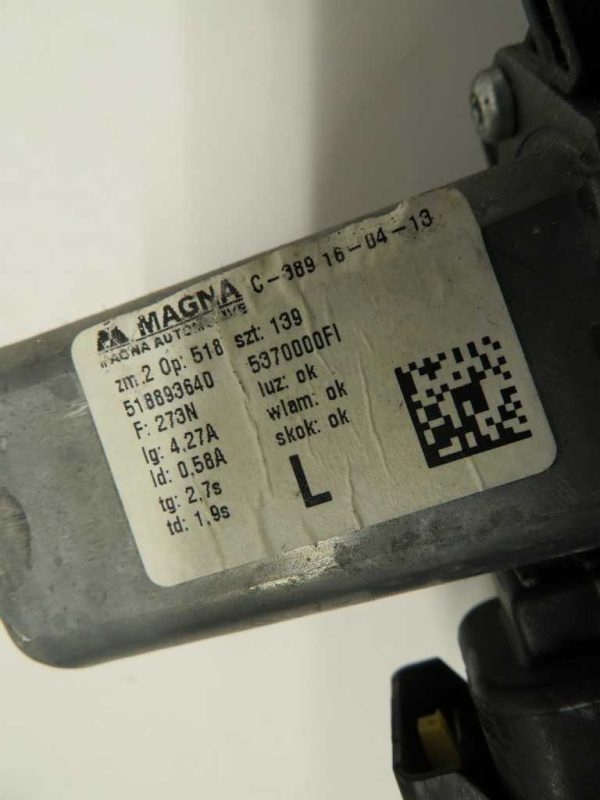 FIAT 500 L.14, MEHANIZEM ZA DVIG STEKLA, PREDNJI LEVI - Image 3