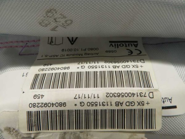 PEUGEOT 208 L.18, STREŠNI AIRBAG, DESNI - Image 2