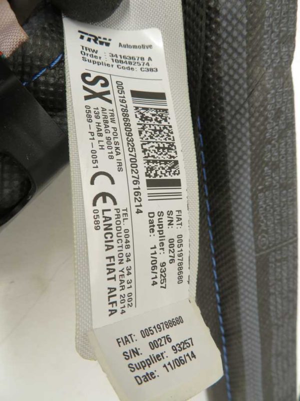 FIAT PANDA L.15, STREŠNI AIRBAG, LEVI - Image 2