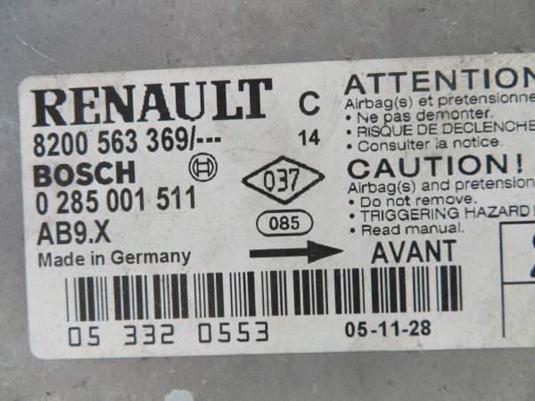 RENAULT CLIO L.06, AIRBAG RAČUNALNIK - Image 2