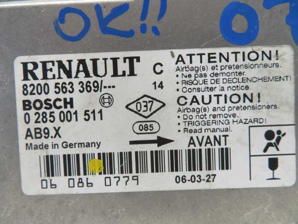 RENAULT CLIO L.07, AIRBAG RAČUNALNIK - Image 2