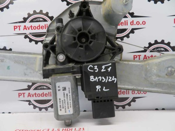 CITROEN C3 L.21, MEHANIZEM ZA DVIG STEKLA, PREDNJI LEVI - Image 2