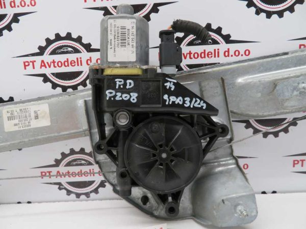 PEUGEOT 208 L.14, MEHANIZEM ZA DVIG STEKLA, PREDNJI DESNI - Image 2