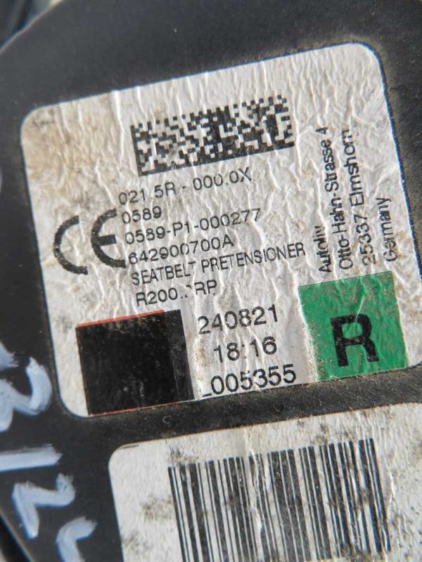 CITROEN C3 L.21, VARNOSTNI PAS, ZADNJI DESNI - Image 2