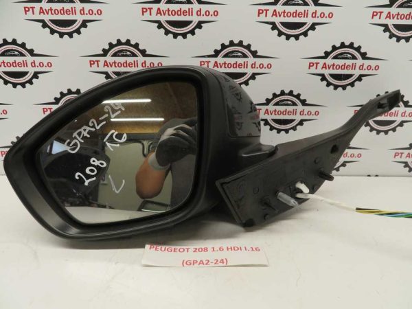 PEUGEOT 208 L.16, LEVO OGLEDALO, 7 PIN