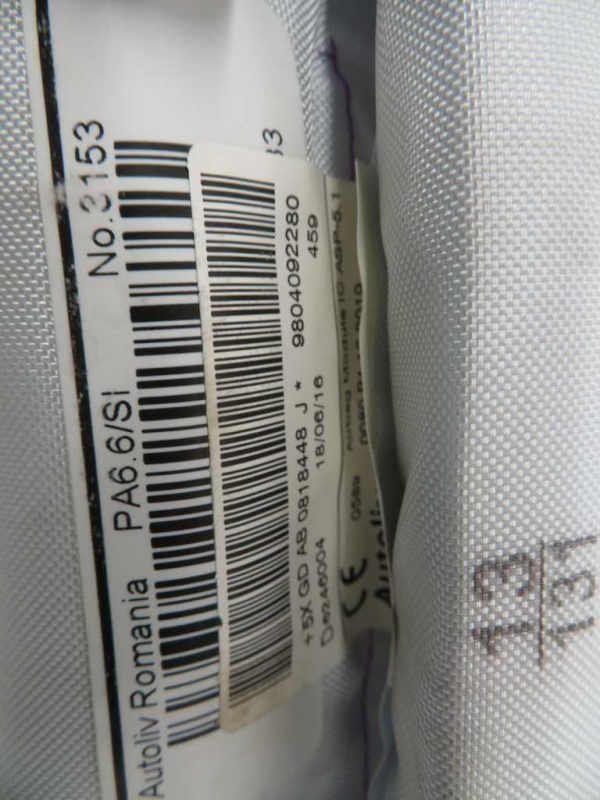 PEUGEOT 208 L.16, STREŠNI AIRBAG, DESNI - Image 2