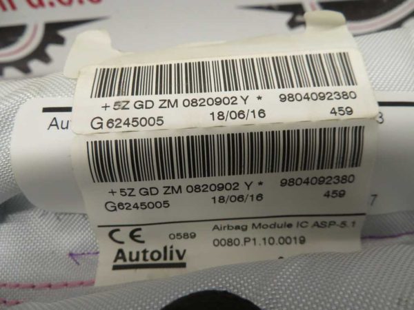 PEUGEOT 208 L.16, STREŠNI AIRBAG, LEVI - Image 2