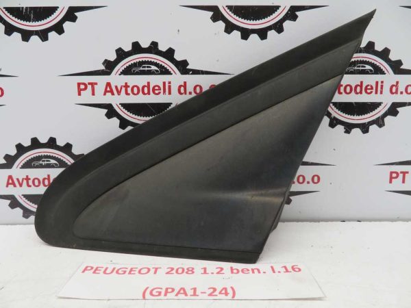 PEUGEOT 208 1.2 BEN. L.16, PVC TRIKOTNIK BLATNIKA, PREDNJI LEVI