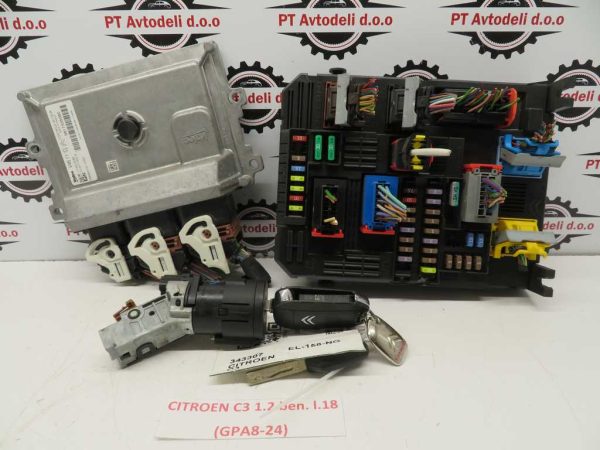 CITROEN C3 1.2 BEN. L.18, MOTORNI RAČUNALNIK KOMPLET