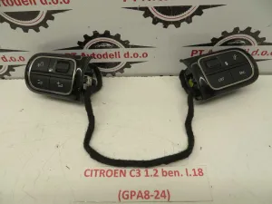 CITROEN C3 1.2 T BEN. L.19, KOMANDE NA VOLANU