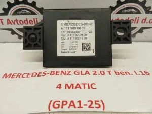MERCEDES-BENZ GLA L.16, ELEKTRONIKA