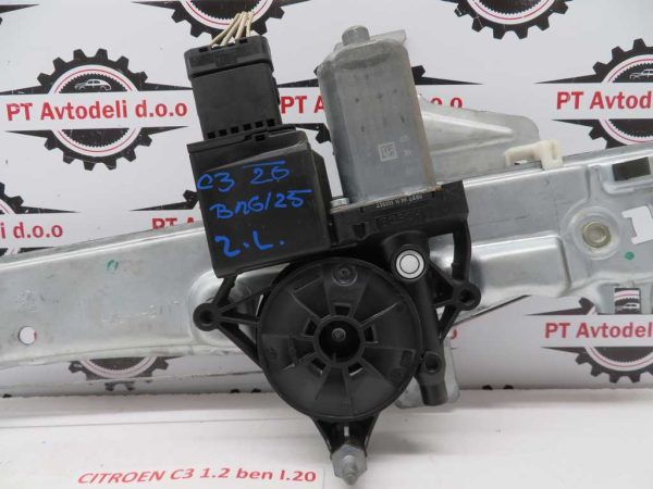 CITROEN C3 L.20, MEHANIZEM ZA DVIG STEKLA, ZADNJI LEVI - Image 2