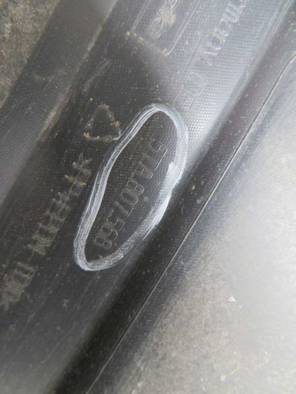 VW TOURAN L.16, DIFUZOR ZADNJEGA ODBIJAČA - Image 2