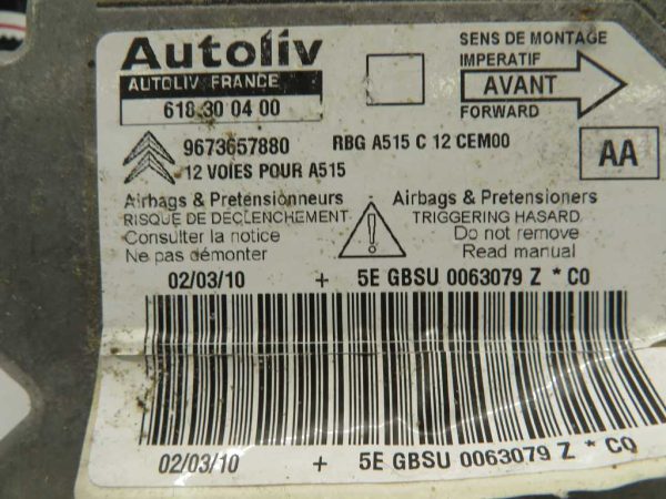 CITROEN DS3 1.4 BEN. L.16, AIRBAG RAČUNALNIK - Image 2