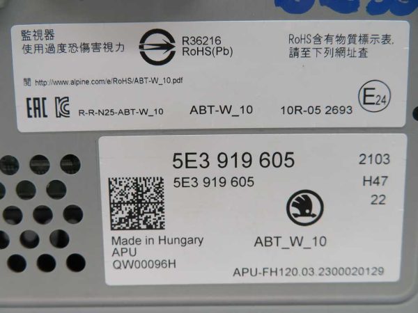 ŠKODA OCTAVIA L.23, RADIO EKRAN - Image 3