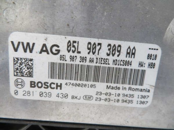 ŠKODA OCTAVIA 2.0 TDI L.23, MOTORNI RAČUNALNIK KOMPLET - Image 5
