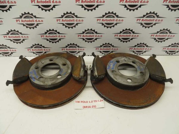VW POLO 1.0 TSI L.24, PREDNJI ZAVORNI DISKI