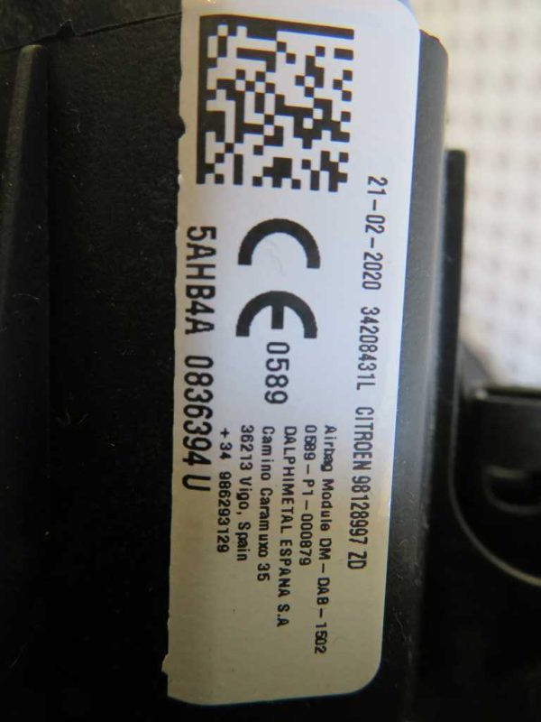 CITROEN C3 L.19, AIRBAG KOMPLET - Image 3