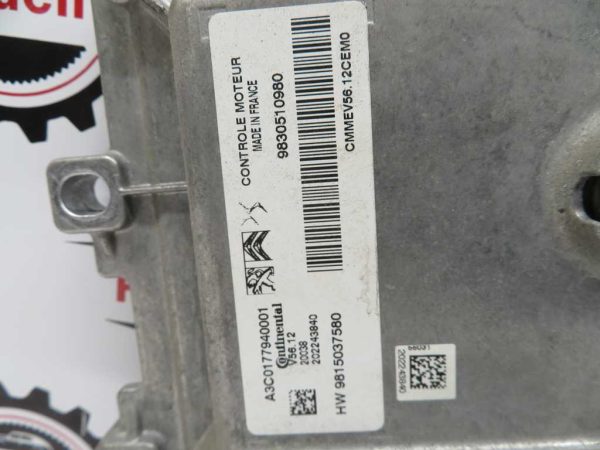 CITROEN C3 1.2 BEN. L.19, KOMPLET MOTORNI RAČUNALNIK - Image 5