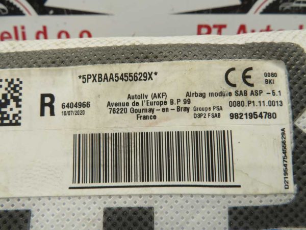 PEUGEOT 208 L.20, SEDEŽNI AIRBAG, DESNI - Image 2