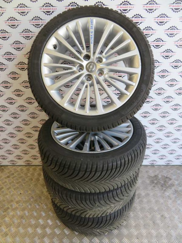 OPEL ASTRA L.16, ALU PLATIŠČA Z GUMAMI