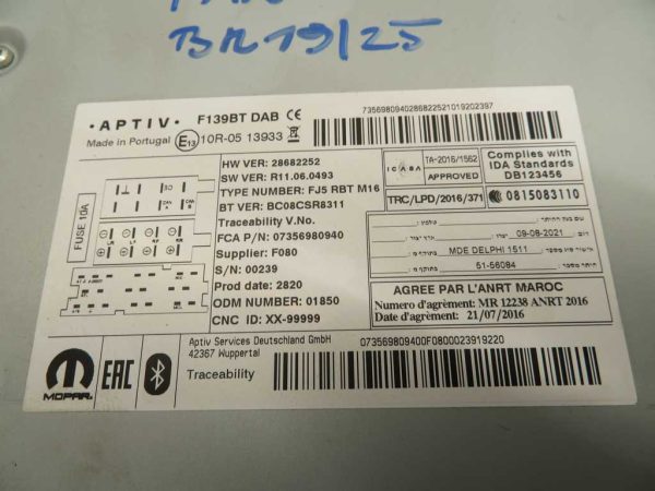 FIAT PANDA L.20, RADIO - Image 3