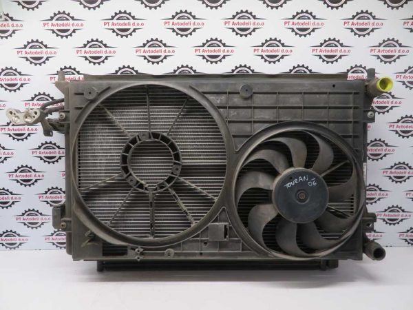 VW TOURAN L.06, HLADILNIK VODE, KLIME IN VENTILATOR