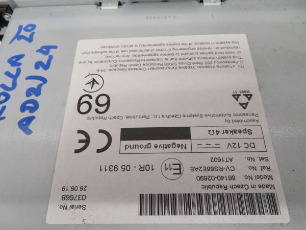 TOYOTA COROLLA L.20, RADIO - slika 3