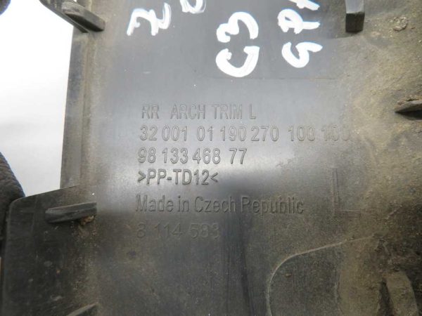CITROEN C3 L.17, PVC OBROBA ODBIJAČA, ZADNJA LEVA - slika 2