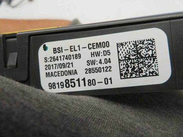 CITROEN C3 1.2 BEN. L.17, KOMPLET MOTORNI RAČUNALNIK - slika 3