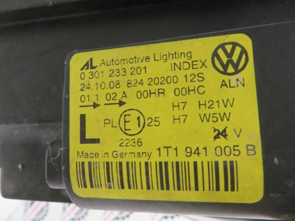 VW TOURAN L.08, PREDNJA LEVA LUČ - slika 3