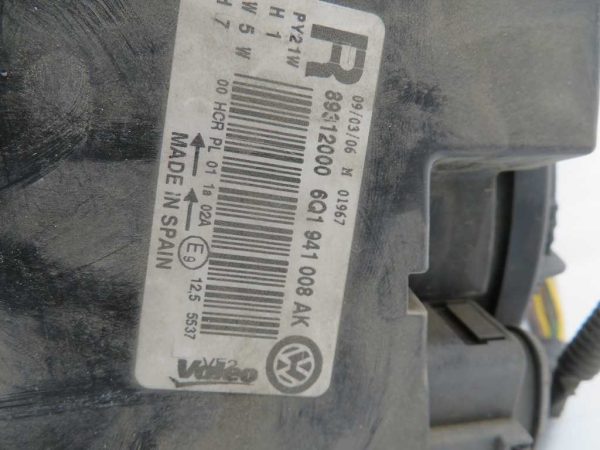VW POLO L.07, PREDNJA DESNA LUČ - slika 2