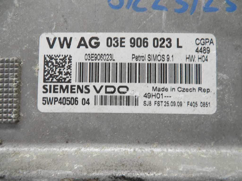 VW POLO 1.2 BEN. L.11, KOMPLET MOTORNI RAČUNALNIK - slika 7