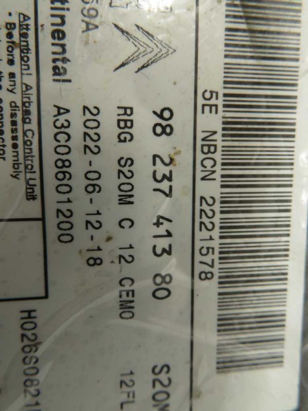 PEUGEOT 208 L.24, AIRBAG RAČUNALNIK - slika 2