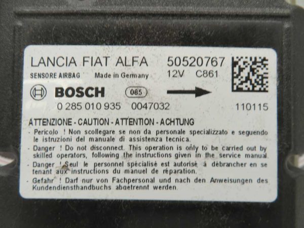 ALFA ROMEO GIULIETTA L.10, AIRBAG RAČUNALNIK - slika 2