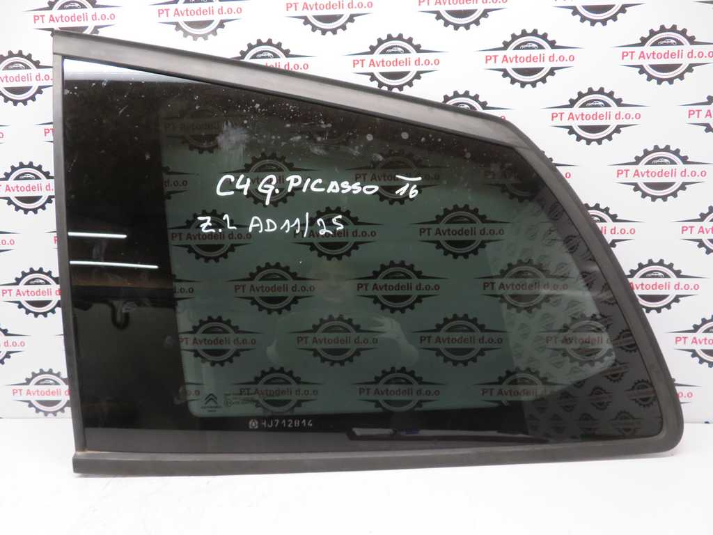 CITROEN C4 GRAND PICASSO L.16, BOČNO STEKLO, ZADNJE LEVO