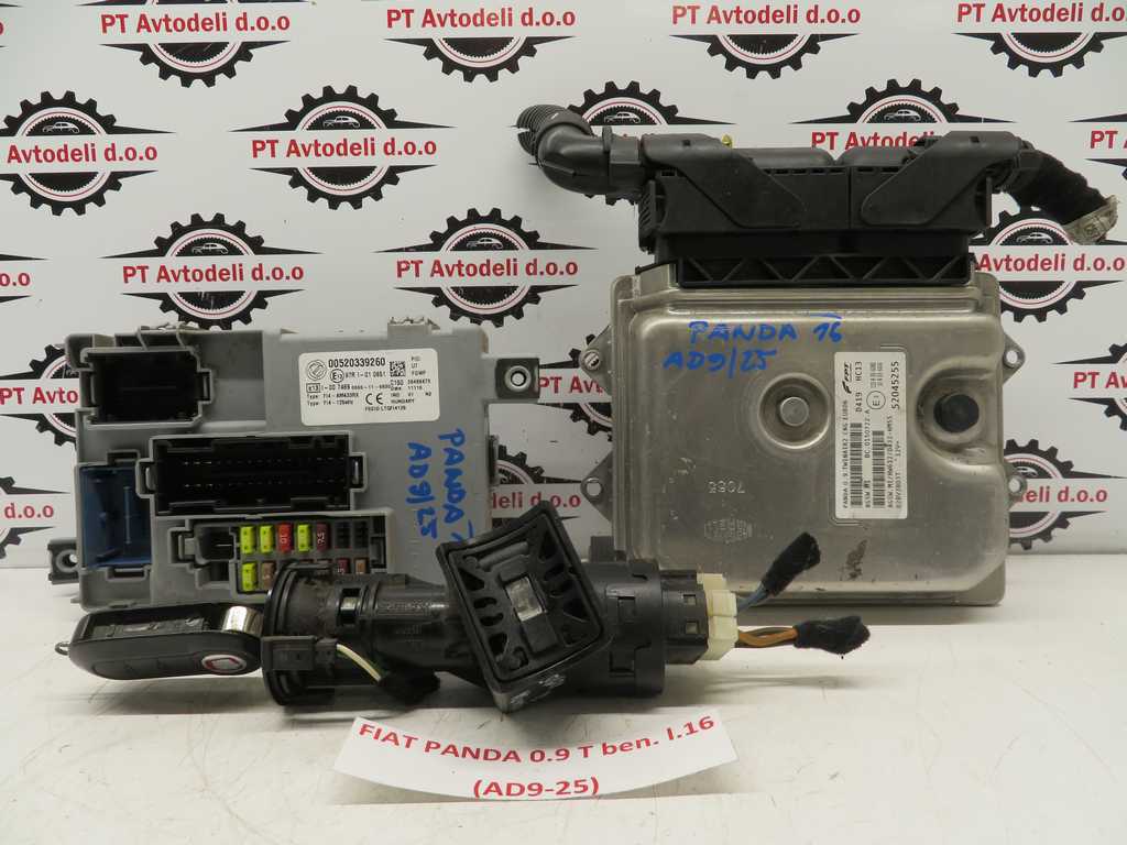 FIAT PANDA 0.9 T BEN. L.16, MOTORNI RAČUNALNIK KOMPLET