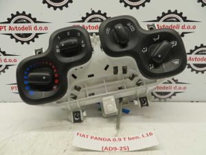 FIAT PANDA L.16, KOMANDE ROČNE KLIME