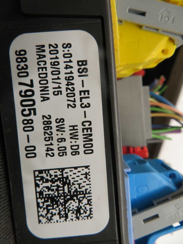 CITROEN C3 1.2 BEN. L.20, MOTORNI RAČUNALNIK KOMPLET - slika 5